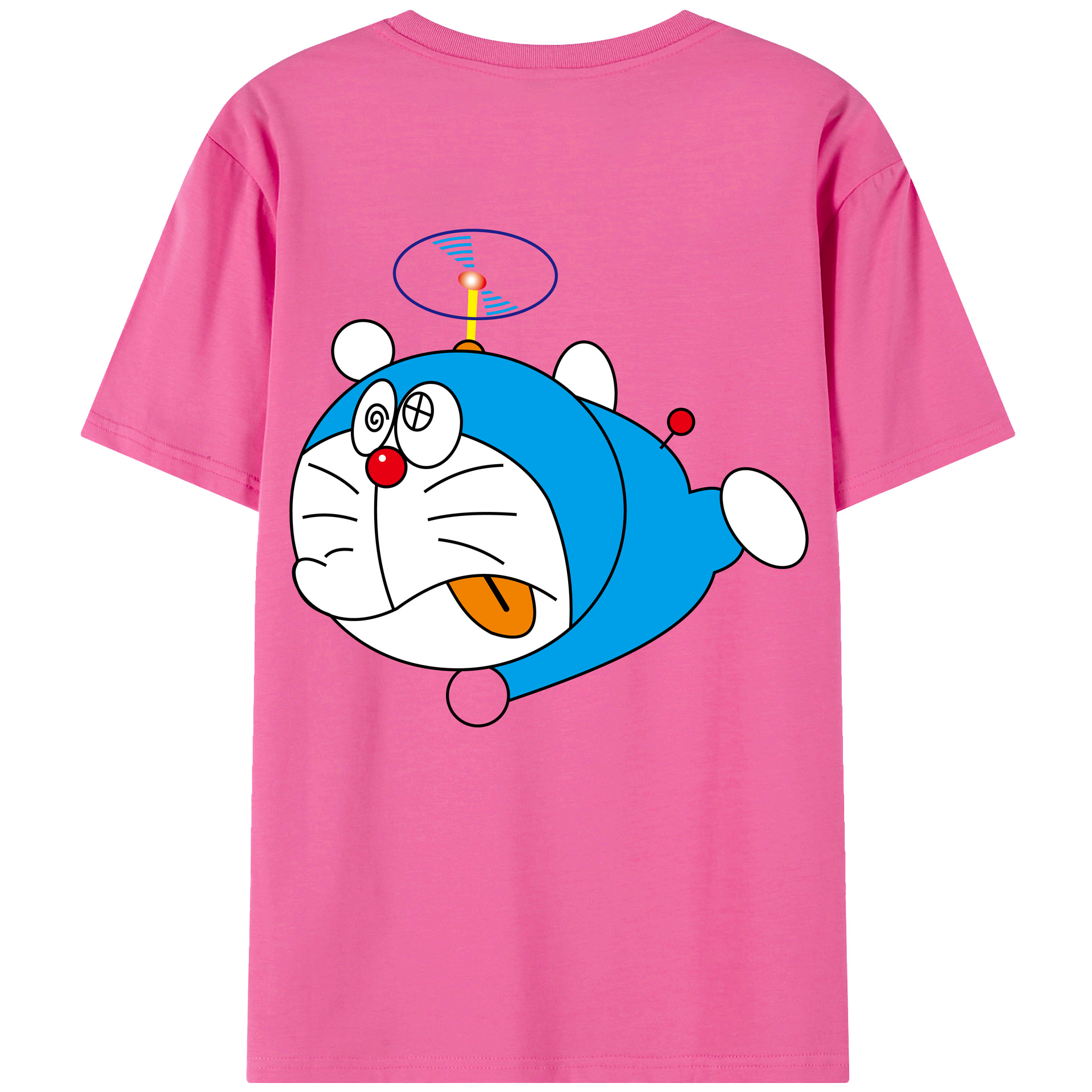 （画像用） ドラえもん Doraemon レディース半袖Tシャツ(バックプリント)